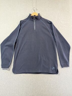 Tommy Bahama 1/4 Zip Pullover Sweater Men's Medium Blue